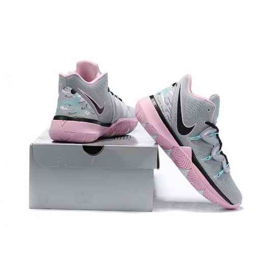 Kyrie Irving V EP Men Basketball Shoes Gray Pink-2